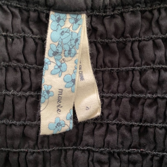 Maeve Navy Sleeveless Dress with Front Pockets xs - Picture 6 of 8